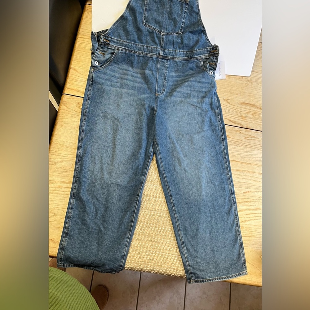 Denim Overalls cropped